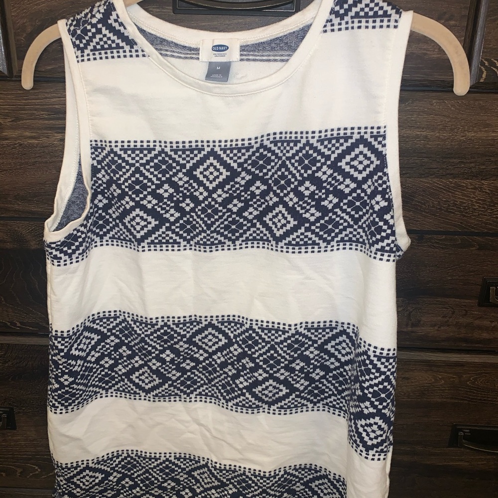 Boho print tank top